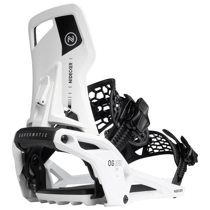 Nidecker Attacchi Snowboard Supermatic OG White Presentazione