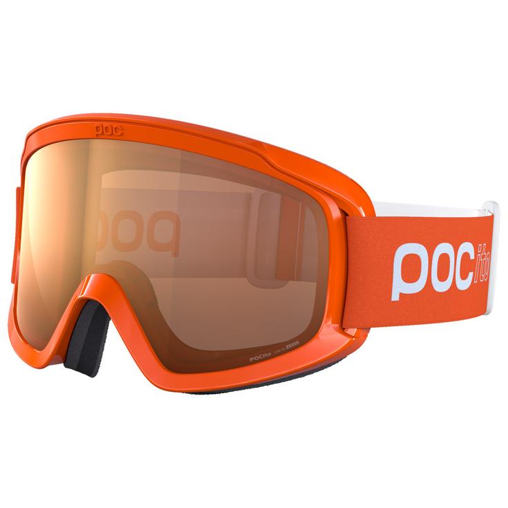 Poc Masque de Ski Pocito Opsin Fluorescent Orange Présentation