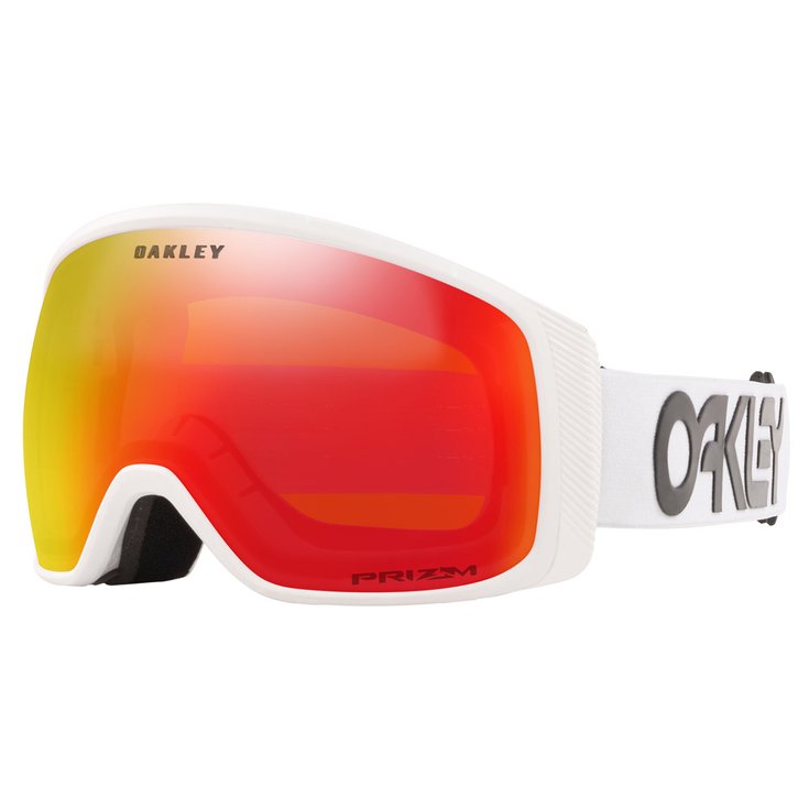 Oakley Masque de Ski Flight Tracker Xm Factory Pilot White Prizm Torch Iridium Présentation
