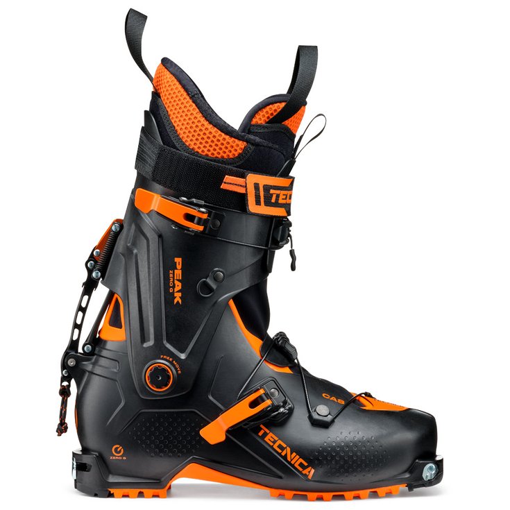 Tecnica Botas de esquí de travesía Zero G Peak Black Orange Presentación