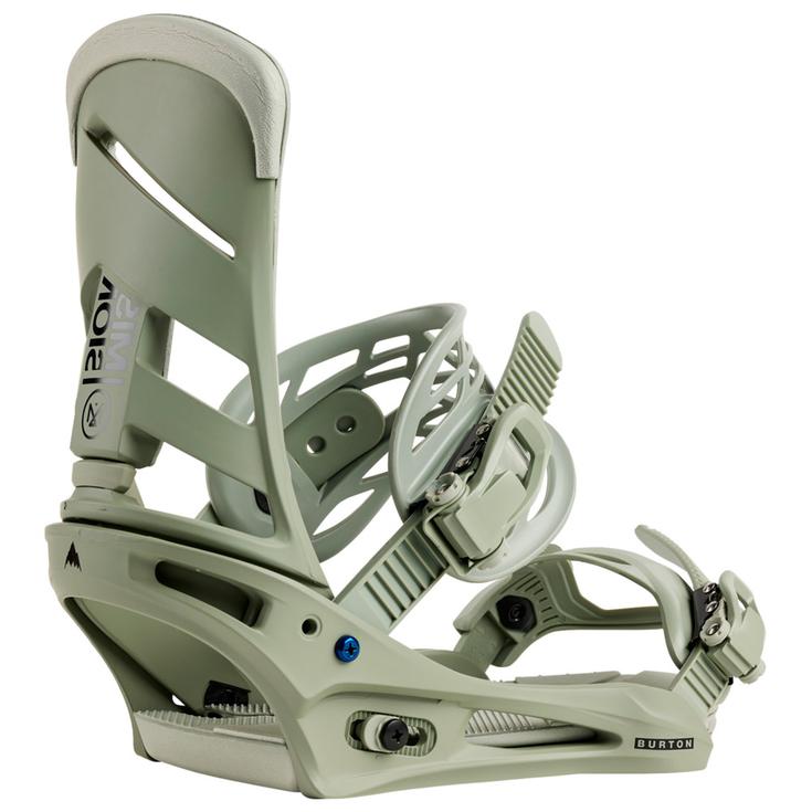 Burton Snowboardbindung Mission Talc Green Präsentation