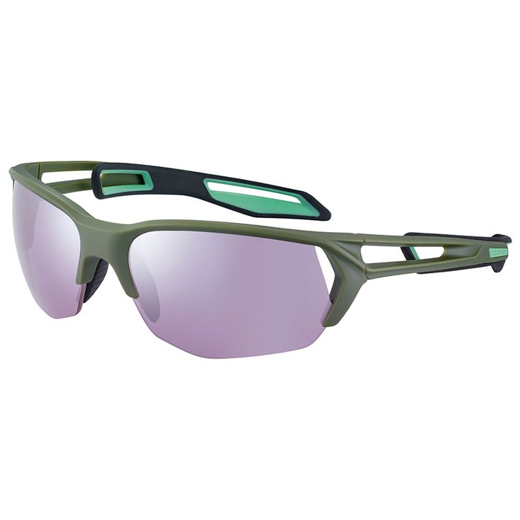 Cebe Sunglasses S Track 2.0 L Forest Matte Sensor Rose Mirror Overview