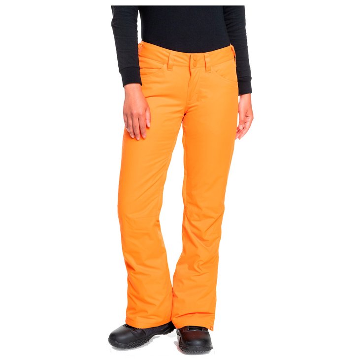 Roxy Pantalon Ski Backyard Celosia Orange Présentation