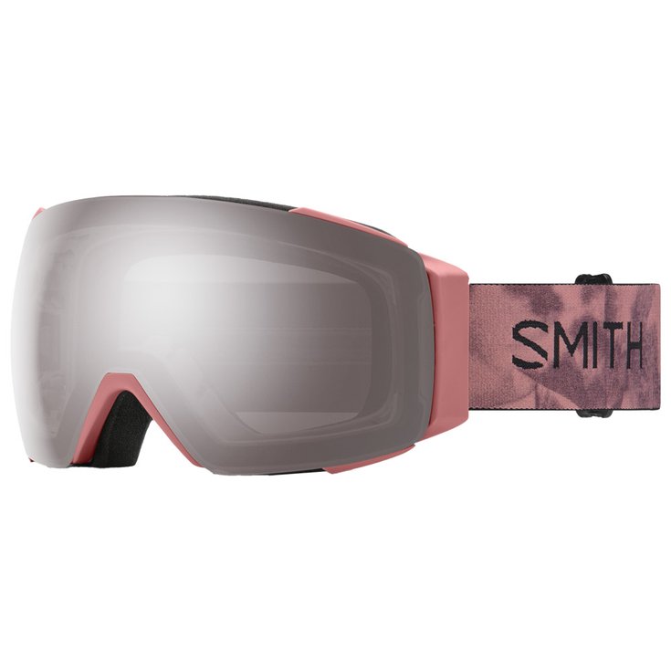 Smith Skibrille I/O Mag Chalk Rose Bleached Chromapop Sun Platinum Mirror + Chromapop Storm Blue Sensor Mirror Präsentation