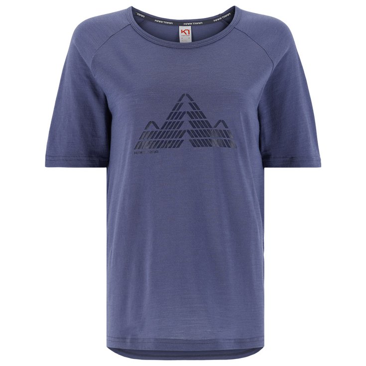 Kari Traa Tee-shirt de rando Ane T-Shirt - 50% Merino Wool W Moon Voorstelling