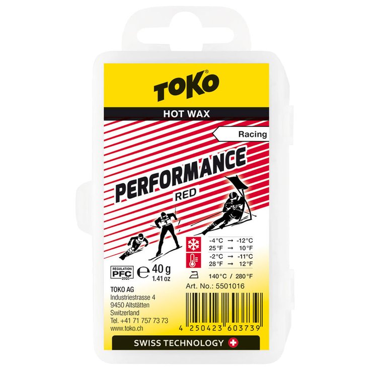 Toko Performance Red 40g Voorstelling