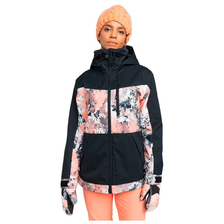 Roxy Skijacke Presence Parka Peach Pink Dreamy Picture Präsentation