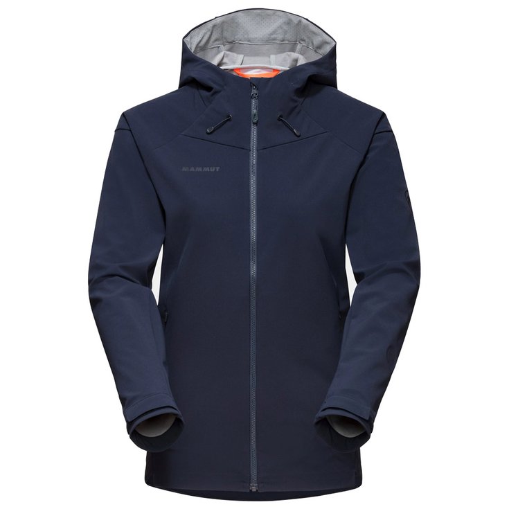 Mammut Hiking jacket Sapuen SO Hooded Jkt W Marine Overview