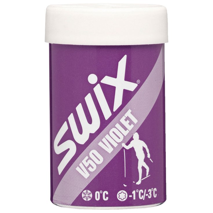 Swix Cera de agarre esquí nórdico V50 Violet 45g Presentación