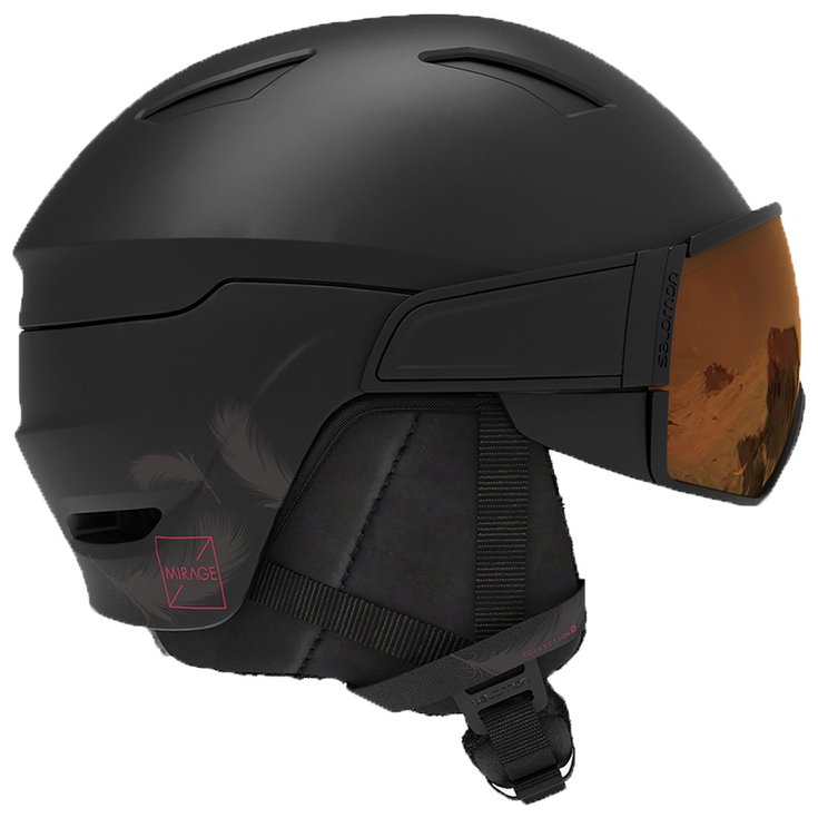 Salomon Visor helmet Mirage S Black Red Overview