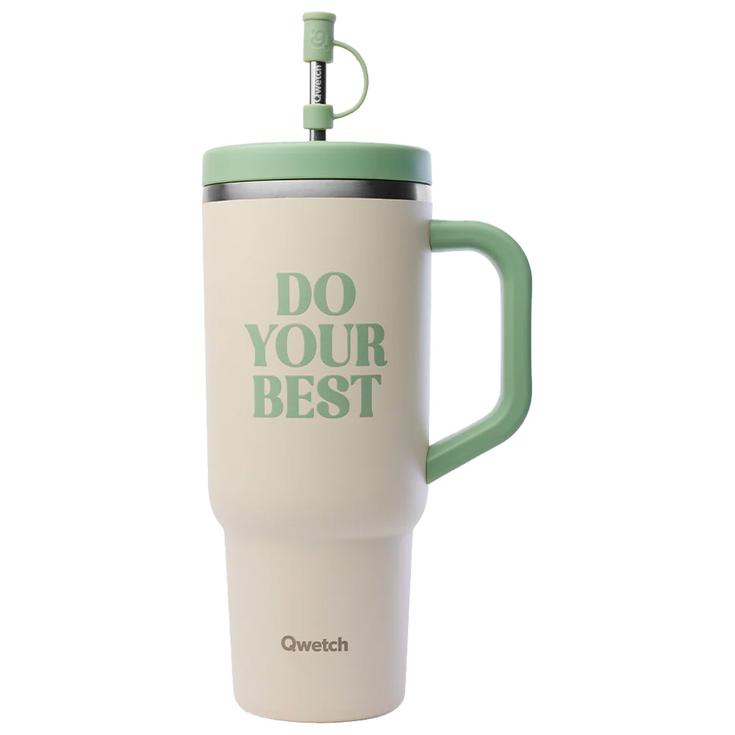 Qwetch Mug Travel Cup 900 ml Matt Sable Presentazione