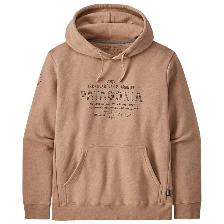 Patagonia Sweaters M's Forge Mark Uprisal Hoody Dark Camel Voorstelling