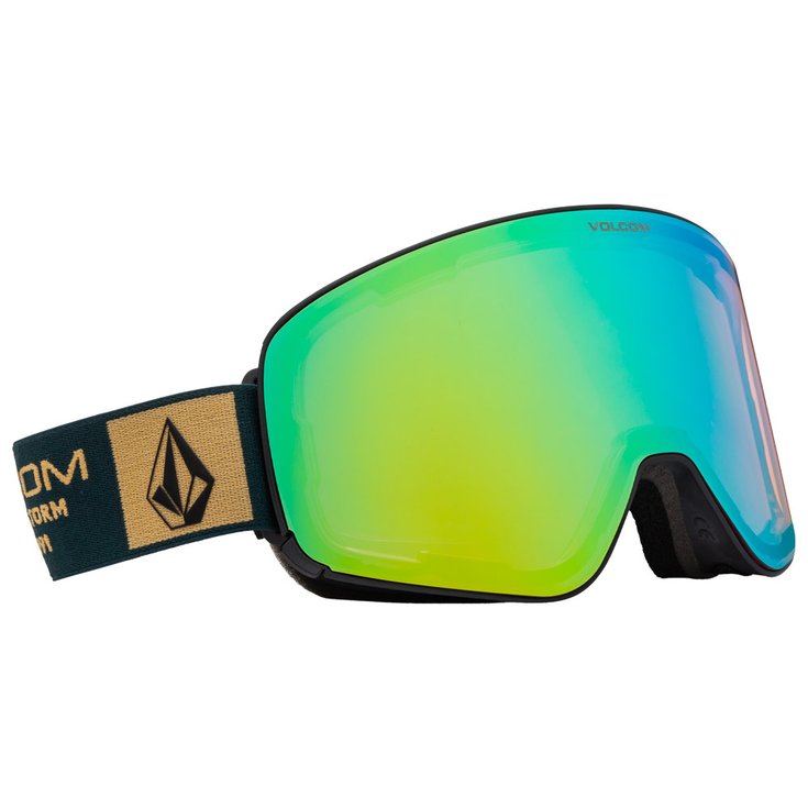Volcom Skibrillen Odyssey Scarab Sand Gold Chrome + Dark Grey Voorstelling