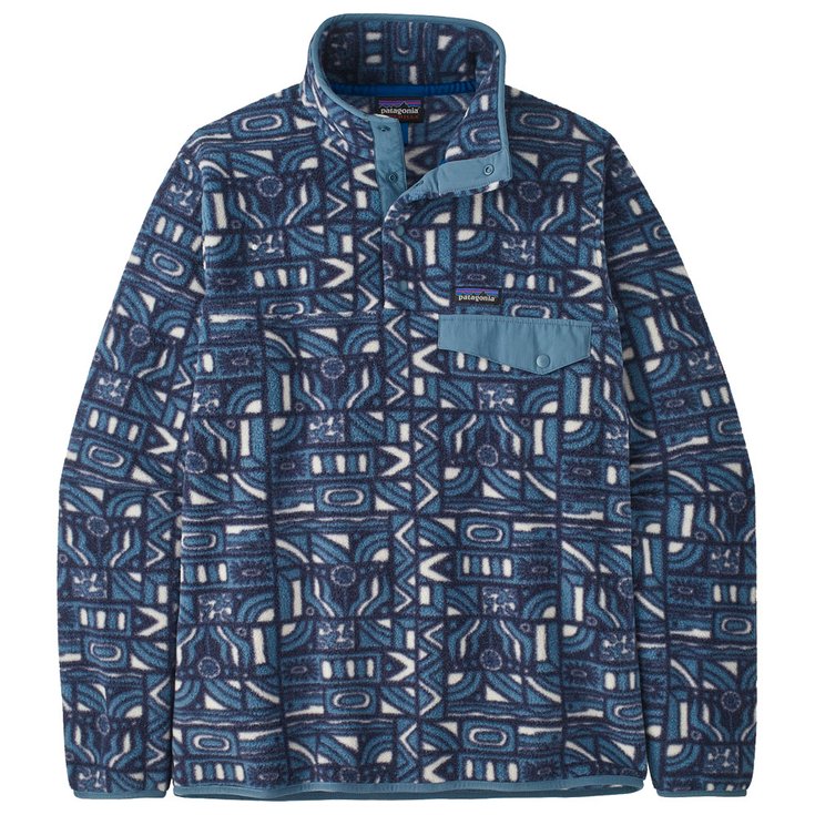 Patagonia Pullover Lightweight Synchilla Snap-T New Navy Präsentation