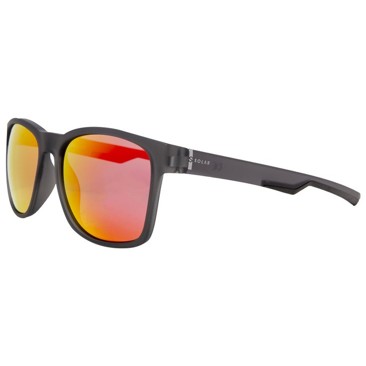 Solar Sunglasses Shepperd Noir Translucide Cat 3 Polarized Flash Rouge Overview