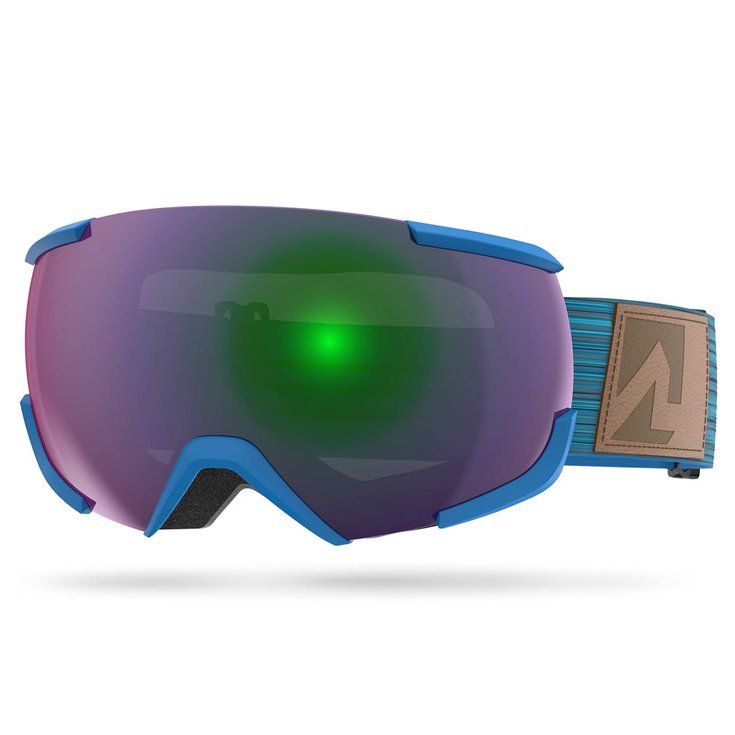 Marker Masque de Ski 16:10+ Night Blue Green Plasma Mirror - Sans Présentation