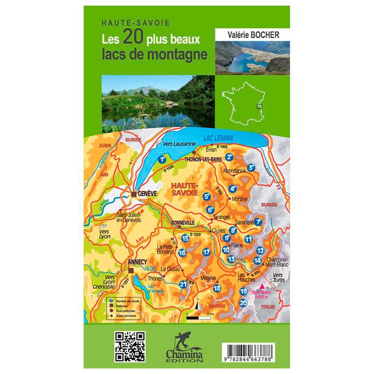 Carte Des Lacs De Haute Savoie