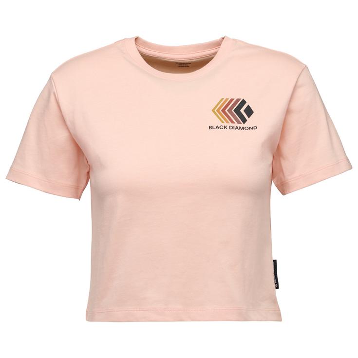 Black Diamond Faded Crop Ss Tee Alpine Sunrise 
