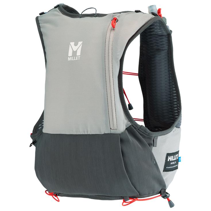 Millet Trail running hydration vest Intense 5 Granite Tarmac Overview