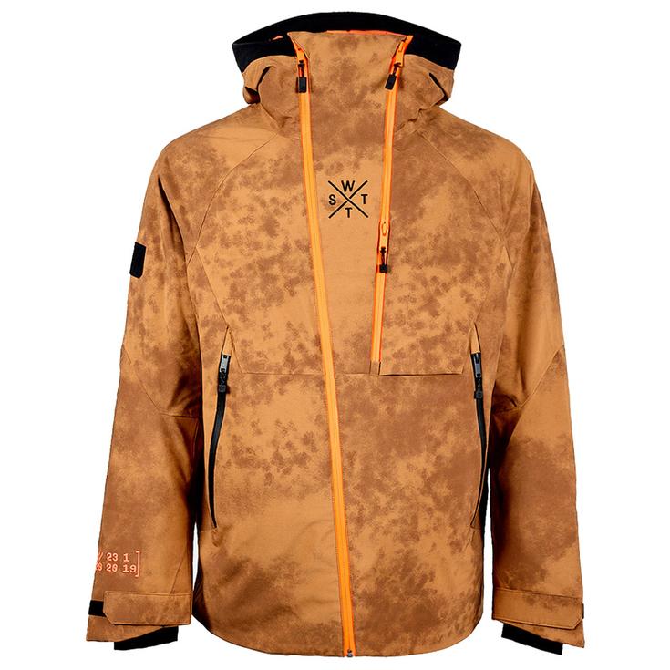 Watts Blouson Ski Venom Acid Wash Brown Présentation