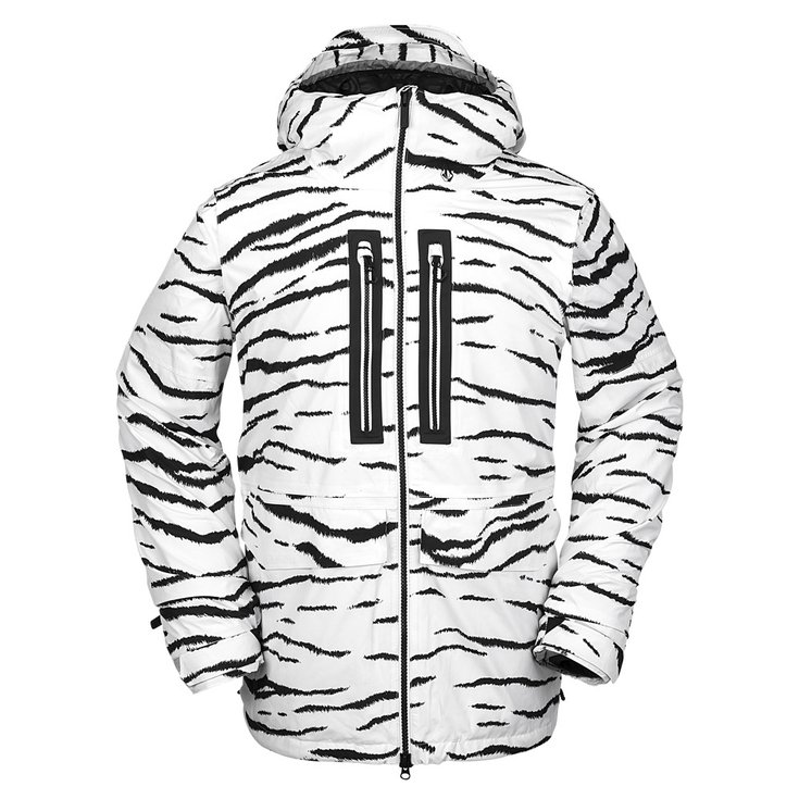 Volcom Ski Jacket Stone Gore Tex White Tiger Overview