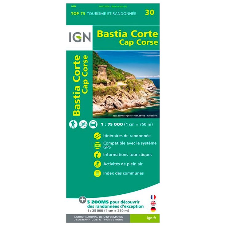 IGN Bastia Corte Cap Corse 