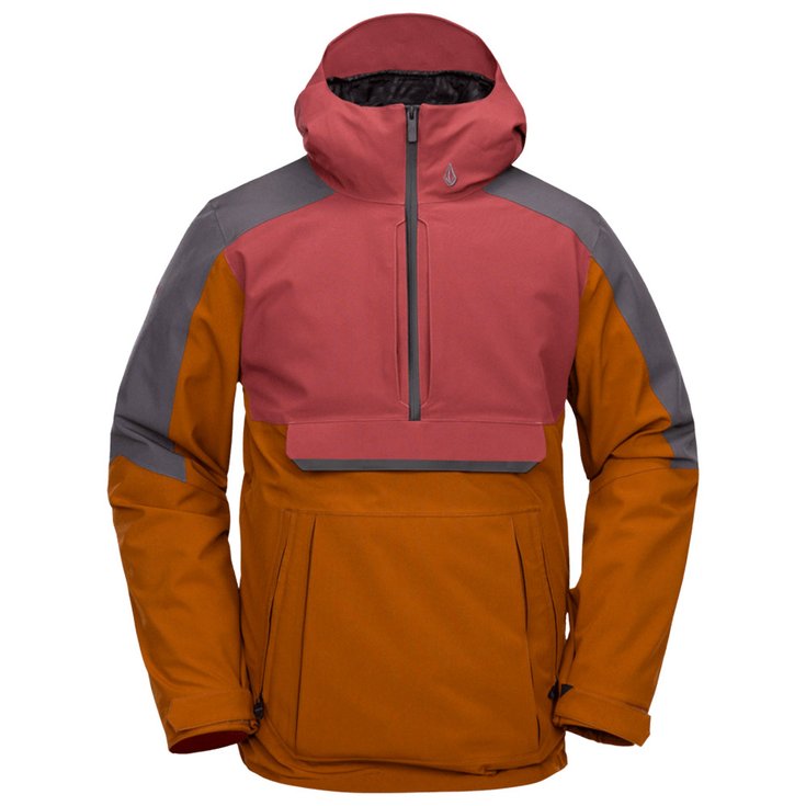 Volcom Ski Jacket Brighton Pullover Caramel Winter 2025 Glisshop