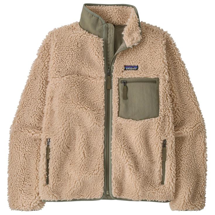 Patagonia Polaire W's Classic Retro X Jacket Dark Natural River Rock Green Présentation