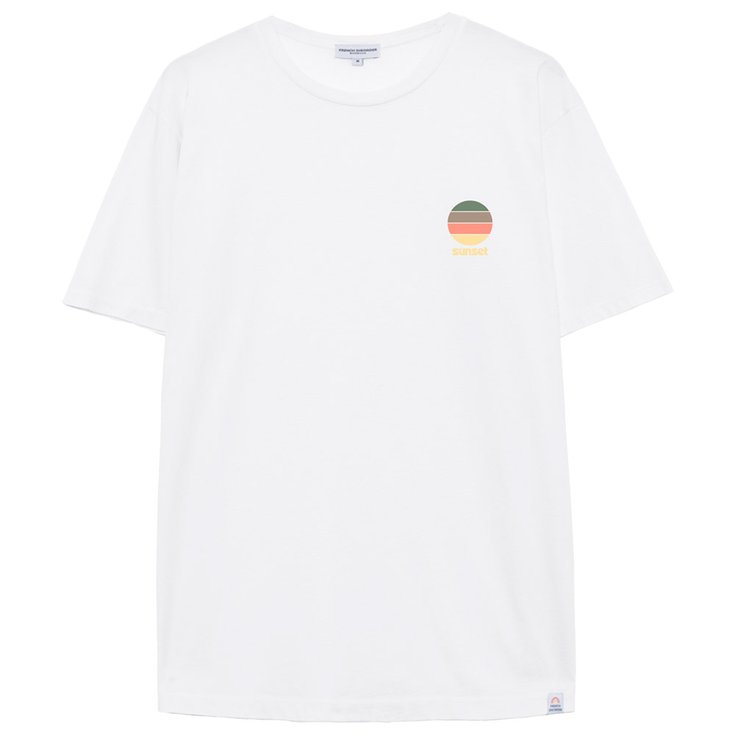 French Disorder Tee-shirt Mike Sunset White Présentation
