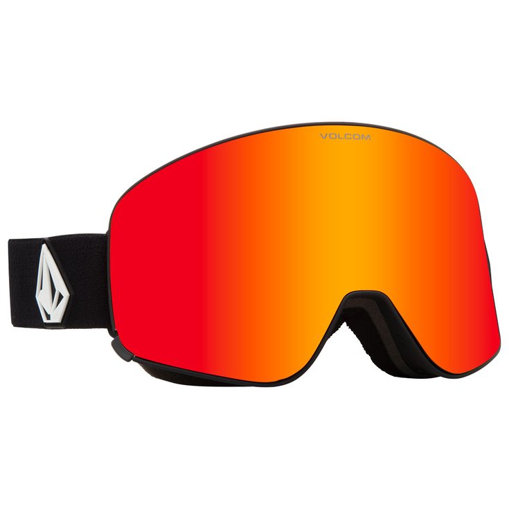 Volcom Skibrillen Odyssey Matte Black Red Chrome Voorstelling
