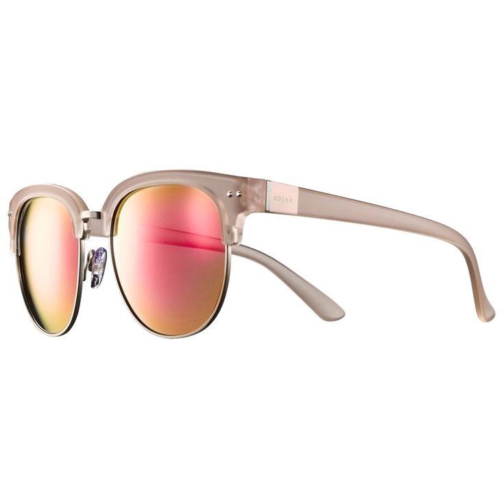 Solar Sunglasses Dory Brun Nude Mat Cat 3 Polarized Flash Rose Or Overview