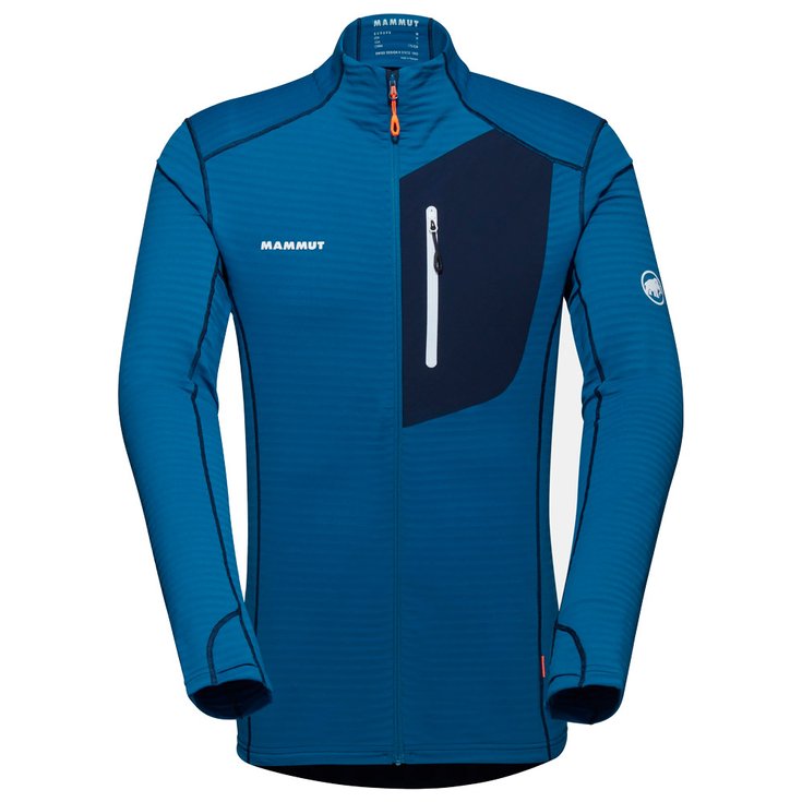 Mammut Fleece Taiss Light Ml Jacket Men Deep Ice Marine Overview