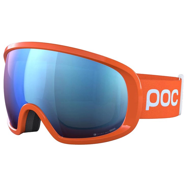 Poc Masque de Ski Fovea Mid Clarity Fluorescent Orange/Spektris Bl Présentation