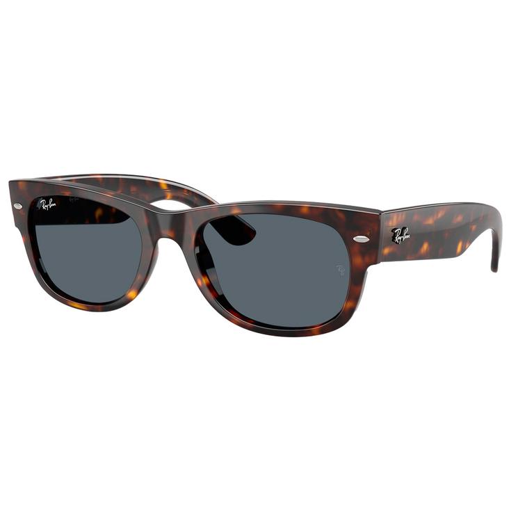 Ray Ban Sonnenbrille RB0832S Mega Wayfarer II Polished Havana Blue Präsentation