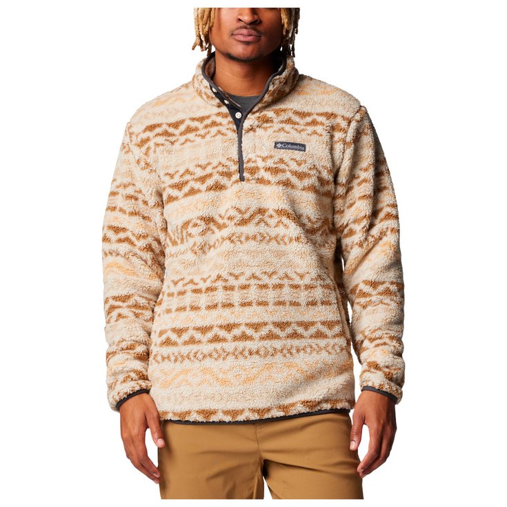 Columbia Fleece Rugged Ridge Half Snap Fleece Dark Stone Dark Madras Voorstelling