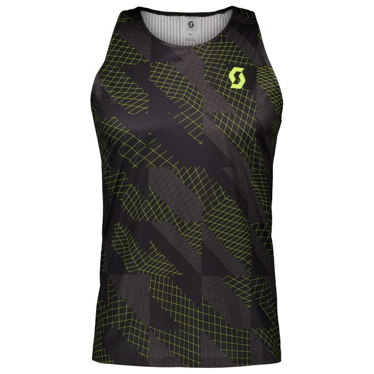 Scott Trail tee-shirt Tank M's Rc Run Black Yellow Overview