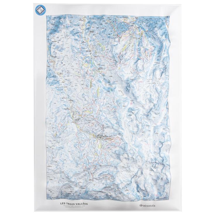 Deniveles Kaart 3D Vanoise (Les Trois Vallées) Voorstelling