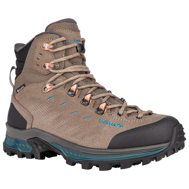 Scarpe escursionismo Lowa Randir Gore Tex Mid Ws Stone Petrol Inverno 2025 Glisshop