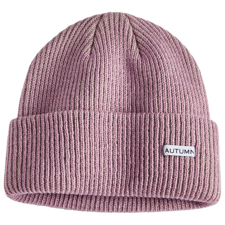 Autumn Gorro Cord Beanie Dusty Pink Grey Presentación