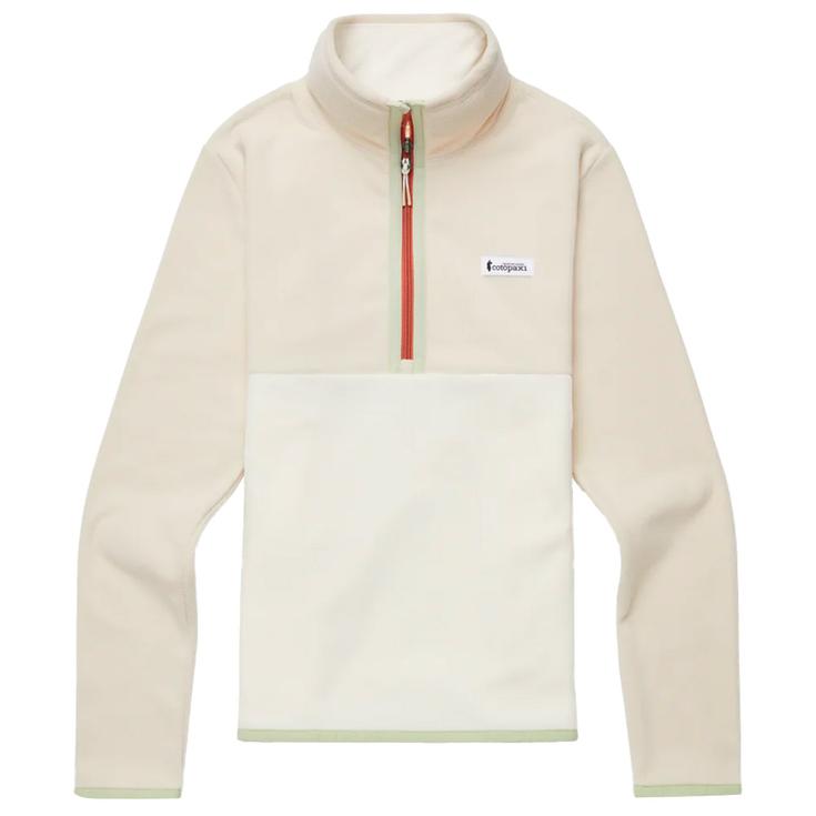 Cotopaxi Polaire Amado Fleece Pullover W Bone Cream Présentation