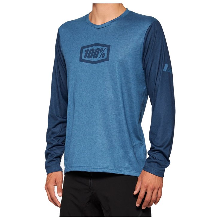 100 % MTB jersey Airmatic L/S Slate Blue Overview