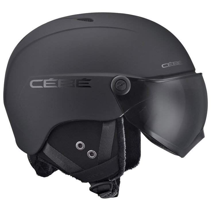 Cebe Visor Helm Contest Vision Matt Black - Grey Ultra Black Cat.3 Voorstelling