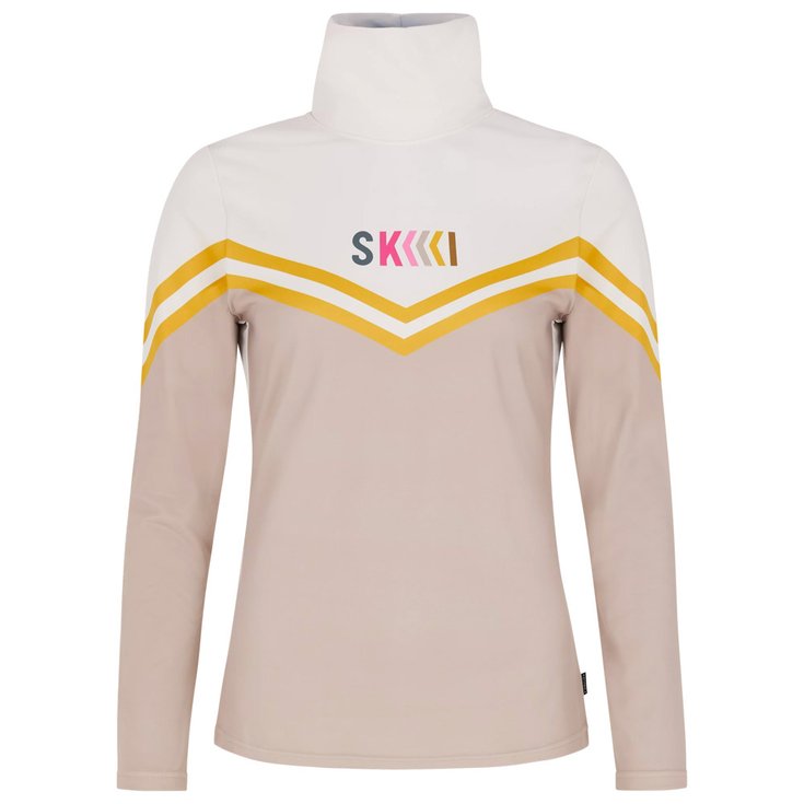 Protest Prtmerci 1/4 Zip Active Top BambooBeige 