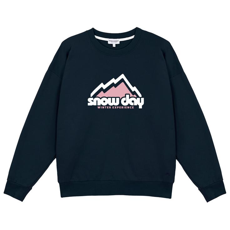 French Disorder Sweatshirt Rosie Warmy Snow Day Navy Overview