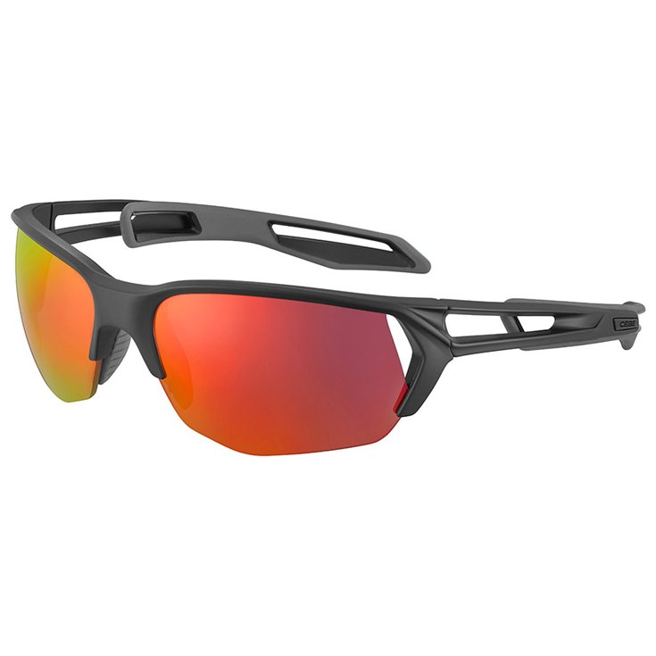Cebe Sunglasses S Track 2.0 L Graphite Black Matt Zone Grey Cat 3 Silver Overview