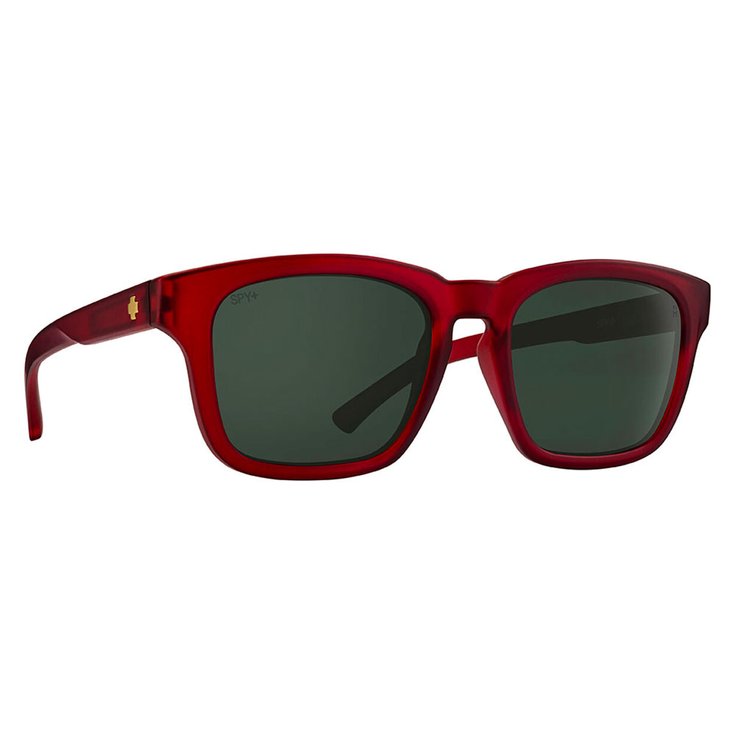 Spy Sunglasses Saxony Translucent Red Happy Gray Green Overview