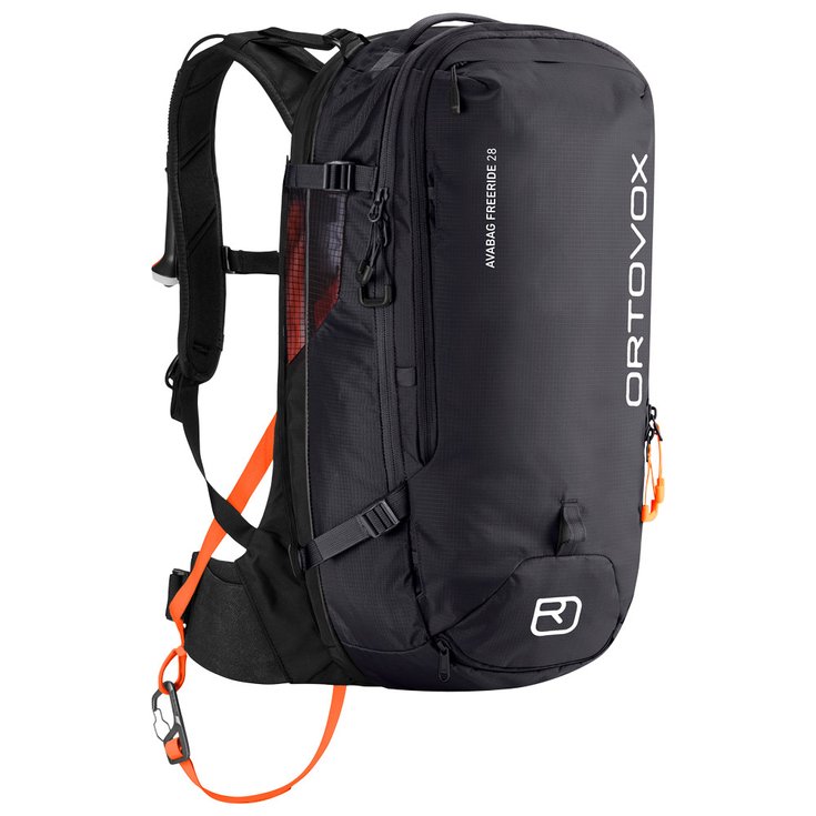 Ortovox Mochila airbag Avabag Litric Freeride 28L Black Raven Presentación