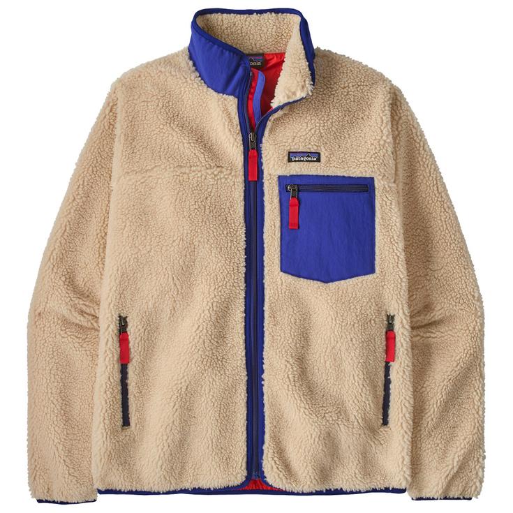Patagonia Polaire Classic Retro-X Dark Natural Cobalt Blue Présentation
