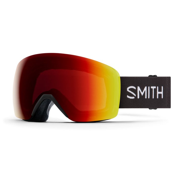 Smith Masque de Ski Skyline Black Chromapop Photochromic Red Mirror 