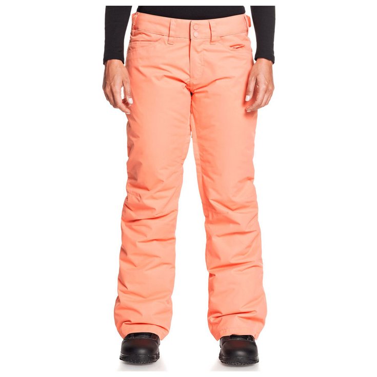 Roxy Pantalones de esqui Backyard Fusion Coral Presentación